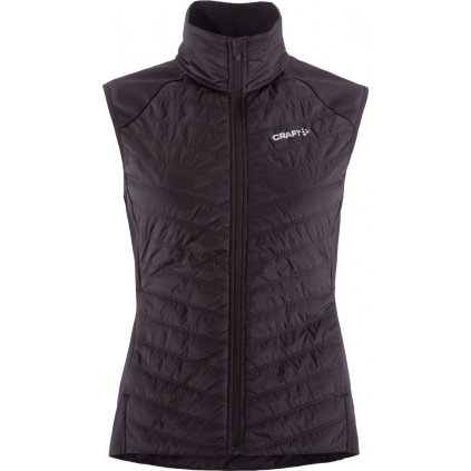 Dámská zateplená vesta CRAFT ADV Essence Warm - fialová (Velikost XS)