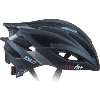 Cyklistická helma RH+ ZW0, matt black/matt dark silver (Velikost 54/58 cm)