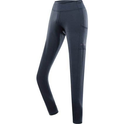 Dámské outdoorové legíny ALPINE PRO Gerwa zelené (Velikost L)