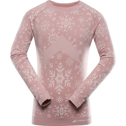 Dětské funkční triko ALPINE PRO Amboso růžové (Velikost L)