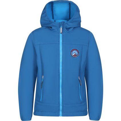 Dětská softshellová bunda ALPINE PRO Omano modrá (Velikost 104-110)