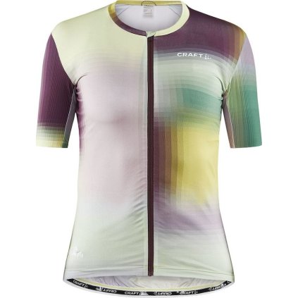 Dámský lehký cyklodres CRAFT Adv Aero zelený (Velikost S)