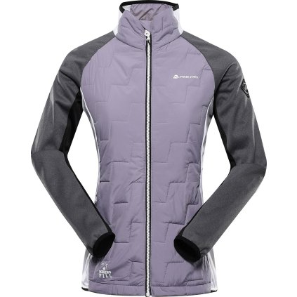 Dámská merino mikina ALPINE PRO Jorwa fialová (Velikost 56)