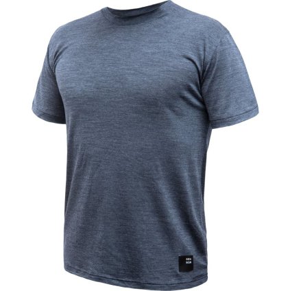 Pánské merino triko SENSOR Lite modré (Velikost S, Barva modrá)