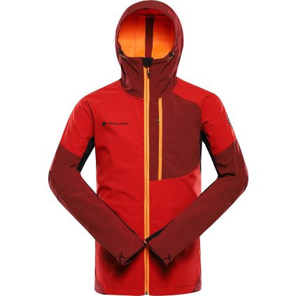 Pánská softshellová bunda ALPINE PRO Espirit 2 červená (Velikost L)