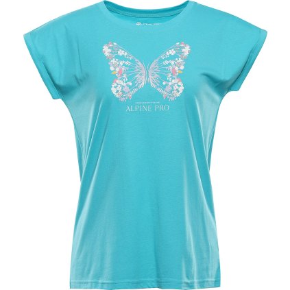 Dámské triko ALPINE PRO Omba 2 modré (Velikost 56)