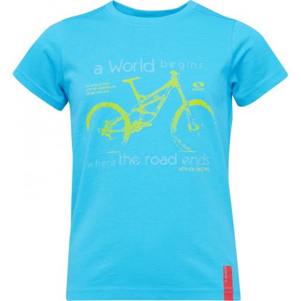 Chlapecké bavlněné tričko LOAP Boodarus Světle modrá (Velikost 112/116)