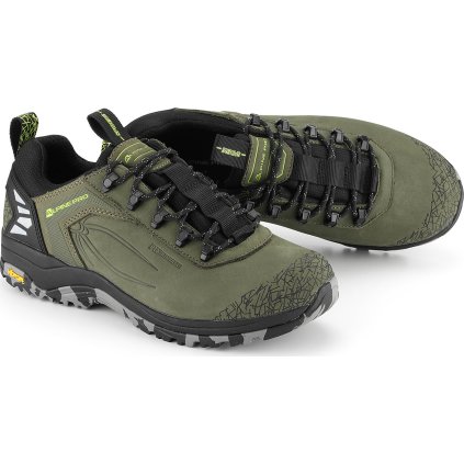 Unisex outdoorová obuv ALPINE PRO Spidere zelená (Velikost 38)