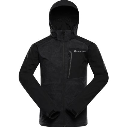 Pánská softshellová bunda ALPINE PRO Hoor černá (Velikost L-G)