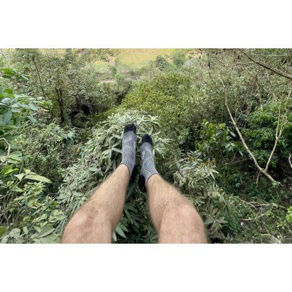 Ponožky HUSKY Hiking šedá/černá (Velikost M (36-40))