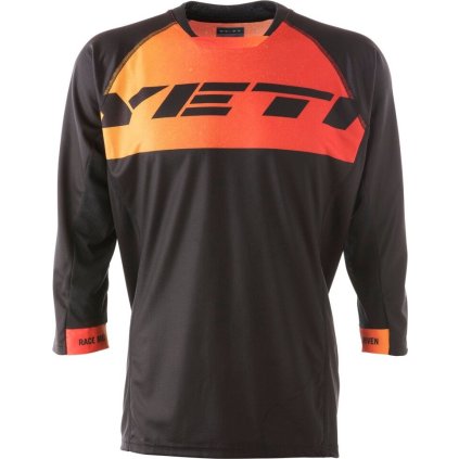 Pánský cyklodres YETI Enduro černá (Velikost M, Barva černá)