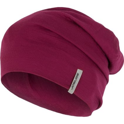 Čepice SENSOR Merino wool růžová (Velikost M, Barva fialová)