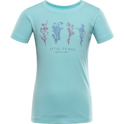 Dětské bavlněné triko ALPINE PRO Dallo 2 modré (Velikost 104-110)