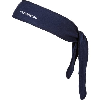 Zavazovací funkční čelenka PROGRESS B Cel tm.modrá (Velikost UNI)