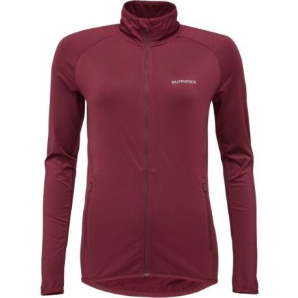 Dámská funkční mikina KLIMATEX Amaira vínová (Velikost 2XL)