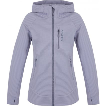 Dámská mikina HUSKY s kapucí Anara L fialová (Velikost XL)