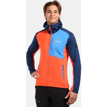 Pánská fleecová mikina KILPI Sevelen oranžová (Velikost XXL)