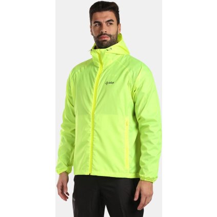 Unisex nepromokavá bunda KILPI Jaluu žlutá (Velikost L)