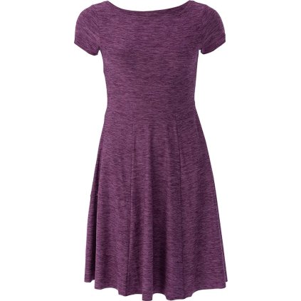 Dámské funkční šaty O'Style Helen fialové - 44 (Velikost 44)