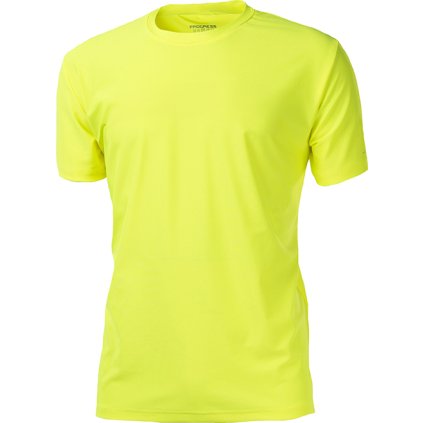 Pánské funkční triko PROGRESS Hi-Viz Original žluté (Velikost S)