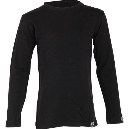 Dětské merino triko LASTING Lony černé (Velikost 120)