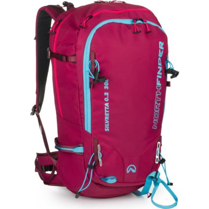 Technický skialpový batoh NORTHFINDER Silvretta2 fialový (VELIKOST OSO-uni)