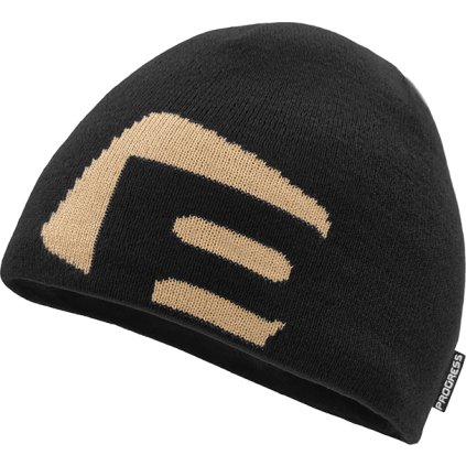 Zimní pletená čepice PROGRESS Slimmer černá (Velikost uni)