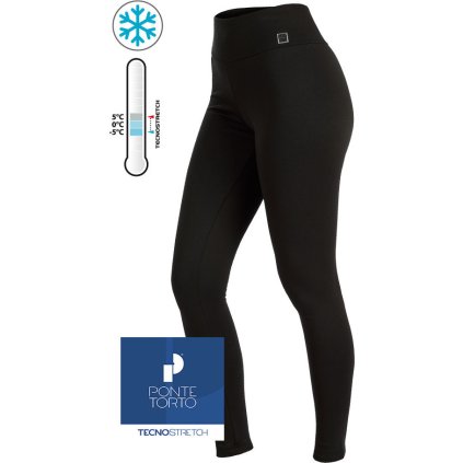 Dámské zateplené legíny LITEX černé (Barva černá, Velikost S)