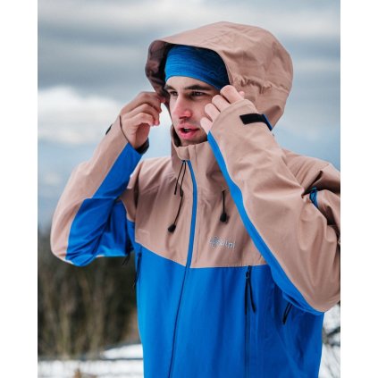 Pánská nepromokavá bunda KILPI Trinity modrá (Velikost L)