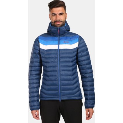 Pánská péřová bunda KILPI Pyramiden modrá (Velikost 3XL)