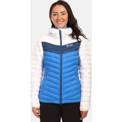 Dámská péřová bunda KILPI  Pyramiden modrá (Velikost 34)
