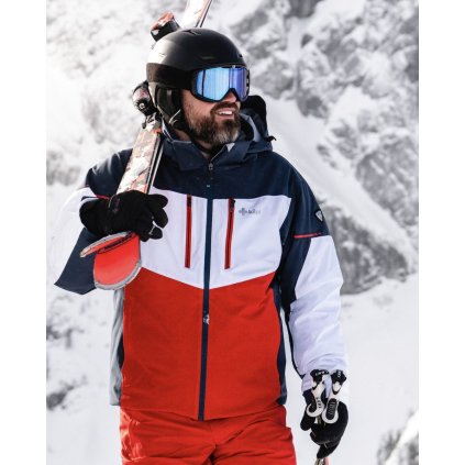 Pánská lyžařská bunda KILPI Tonnsi červená (Velikost L)