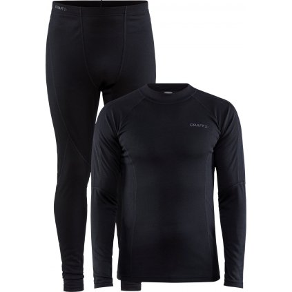 Pánský funkční set CRAFT CORE Warm Baselayer - černá (Velikost XL)