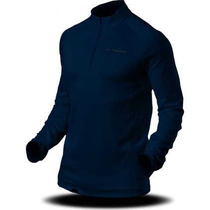 Pánská fleecová mikina TRIMM CUBE dark navy (Velikost S, Barva dark navy)