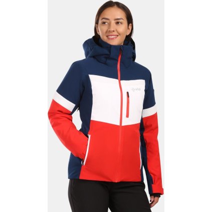 Dámská lyžařská bunda KILPI Valera červená (Velikost 50)