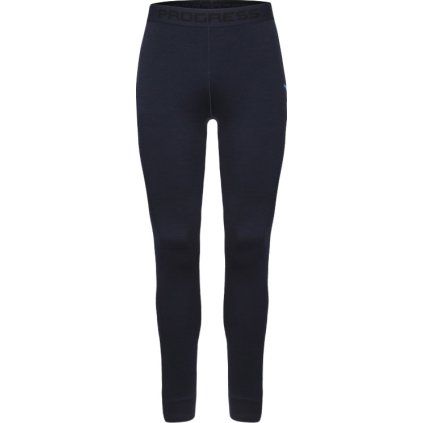 Dámské merino spodky PROGRESS MT Sdnz 250 černo-modrá (Velikost S)