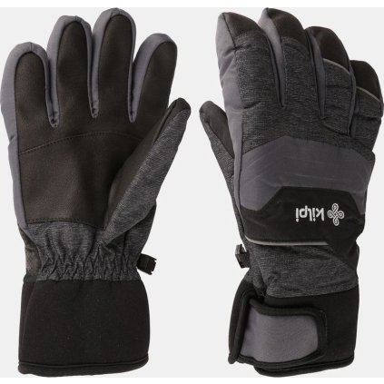 Unisex lyžařské rukavice KILPI Skimi šedé (Velikost L)