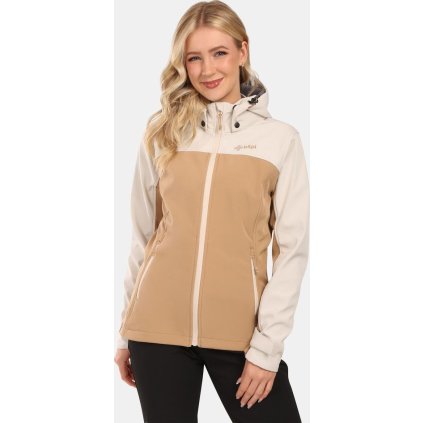 Dámská softshellová bunda KILPI Ravia béžová (Velikost 50)