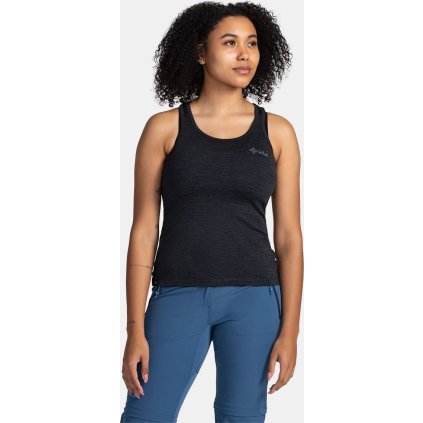 Dámské merino tílko KILPI Mirien šedé (Velikost 34)