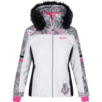 Dámská lyžařská bunda KILPI Lena bílá (Velikost 34)