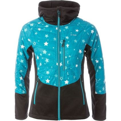 Dámská hybridní bunda O'STYLE Beta III tyrkysová (Velikost 46)