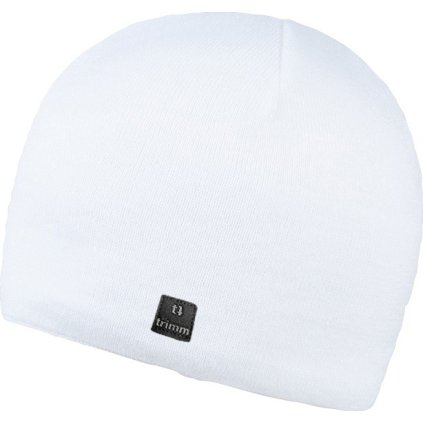 Zimní pletená čepice TRIMM PURE white (Velikost one size, Barva white)