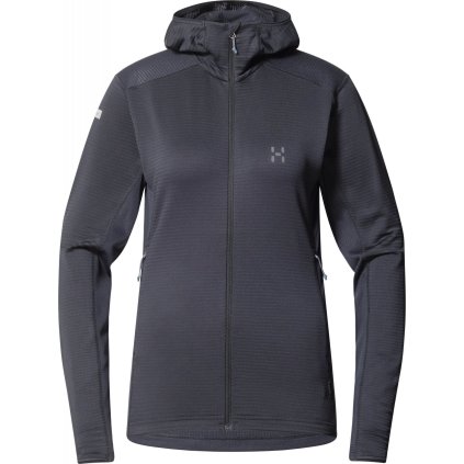 Dámská technická mikina Haglöfs L.I.M Mid Multi Hood - černá (Velikost XS)