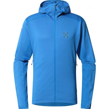 Pánská technická mikina Haglöfs L.I.M Mid Multi Hood - modrá (Velikost M)