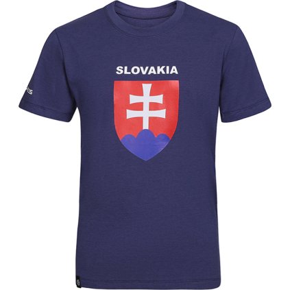 Juniorské bambusové triko PROGRESS SK T-Shirt modré (Velikost 128/1)