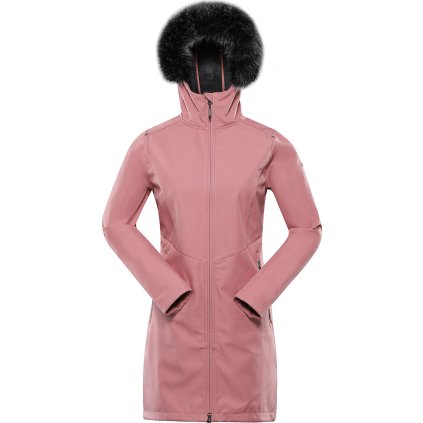 Dámský softshellový kabát ALPINE PRO Ibora růžový (Velikost SAMPLE)