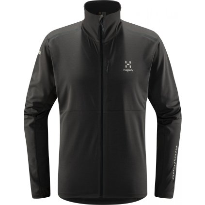 Pánská ultralehká mikina Haglöfs L.I.M Strive Mid - tmavě šedá (Velikost S)