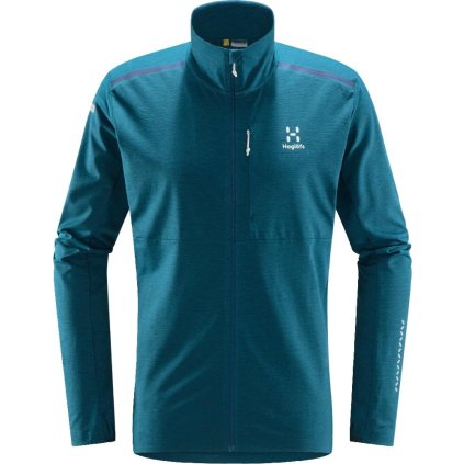 Pánská ultralehká mikina Haglöfs L.I.M Strive Mid - modrá (Velikost S)