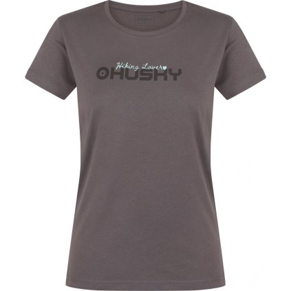 Dámské bavlněné triko HUSKY Tee Hike L šedé (Velikost XXL)