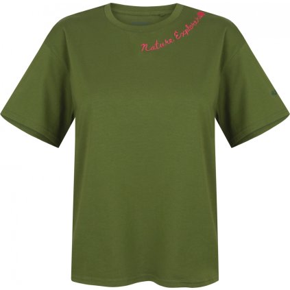 Dámské bavlněné triko HUSKY Tee Nature L zelené (Velikost XL)